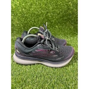 Brooks Womens Glycerin 19 1203431B074 Black Running Shoes Sneakers Size 7 B